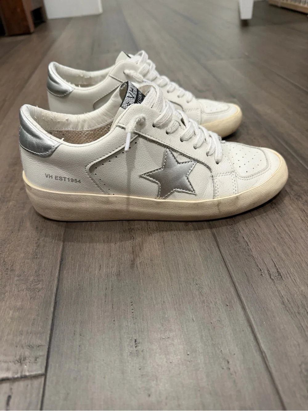 Vintage Havana Reflex White Low-Top Sneakers with Cream Sole